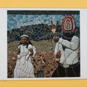 photo of the mural Dance of the Matachines, Summer 2009