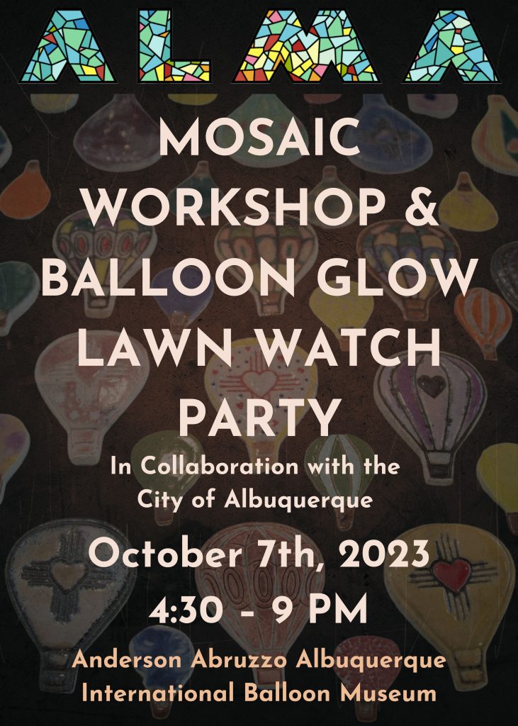 ALMA tile Mosaic workshop flyer.
